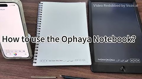 📓 How to Use the Ophaya Smart Notebook – Quick User Guide