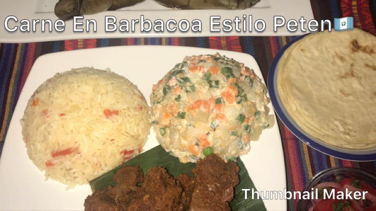 Carne En Barbacoa Estilo PETEN Guatemala