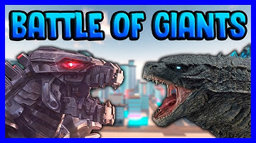 GIANT GODZILLA 2021 VS. MASSIVE MECHAGODZILLA EVENT! - Roblox Kaiju Universe