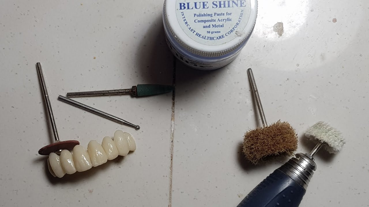 Finishing and Polishing Provisional Dental Bridge YouTube