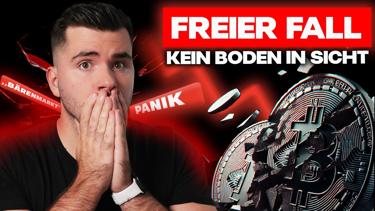 Krypto CRASH: Bitcoin im Freien FALL! - Wie tief fallen wir & was mache ICH  jetzt? 😱