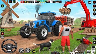 Tractor Trolley Cargo Farming Simulation Game 2020 has multiple different Tractors with  Real Game.. screenshot 5