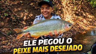 PESCARIA E AVENTURA DE CAIAQUE COM MEU SOBRINHO. Davy lambari 