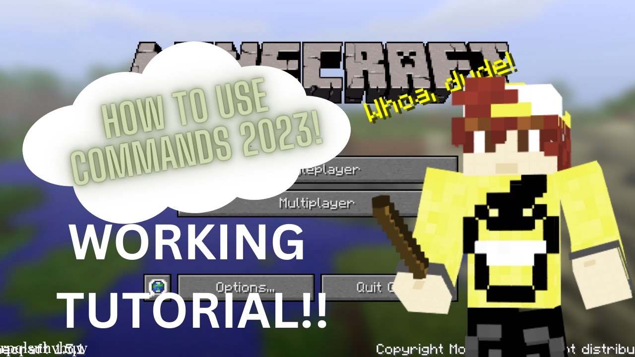 How To Use Commands On Your Minecraft Server! - YouTube