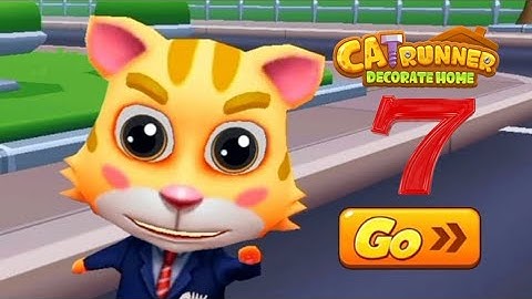 Cat Runner : Decorate Home || Subway walkthrough Part -7 || Cat Runner Game 2025