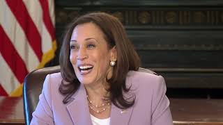 Vice President Kamala Harris holds a meeting Marking LGBTQ+Pride Month in the United States 🇺🇸