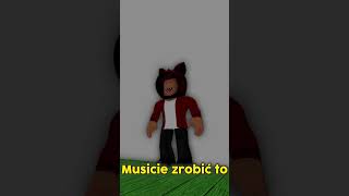 JAK PRZECHODZIĆ PRZEZ ŚCIANY W ROBLOX!😱 #shorts #roblox