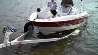 Loading Boat On Trailer Loading Boat On Trailer
