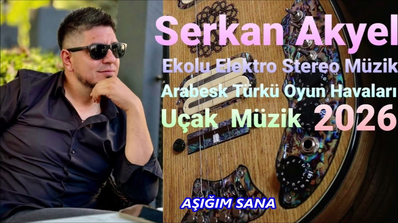 Serkan Akyel AŞIĞIM SANA Elektro Bağlama Slayt! Uçak Müzik