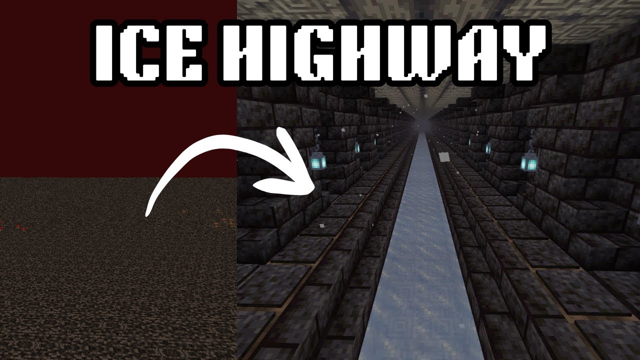 Building an Ice Highway for the Server! Minecraft Server LIVE! - YouTube