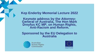 Kep Enderby Memorial Lecture 2022