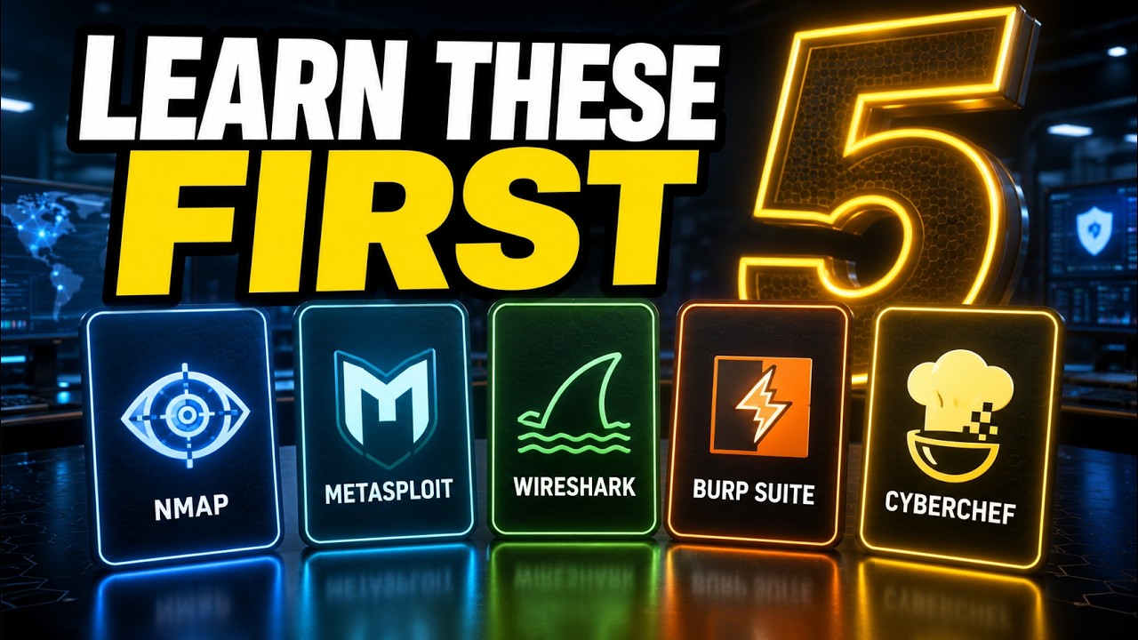Top 5 Cybersecurity Tools Every Beginner Should Master - YouTube
