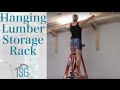 Hanging Lumber Storage Rack