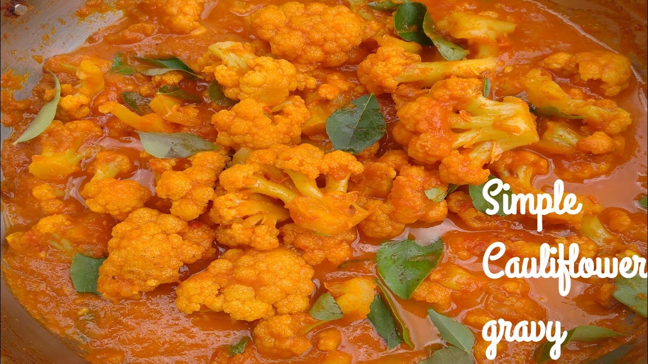 Simple Cauliflower gravy/Cauliflower Curry/Gobi Curry recipe/How to
