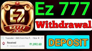 Ez 777 | Ez 777 game | Ez 777 withdraw | Ez game money earning app,#moneyearningapp #Ez777 #tranding screenshot 3
