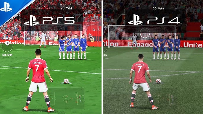 FIFA 23 - PS5 vs PS4, (Faces/Graphics/Gameplay/UEFA Celebration)  COMPARISON