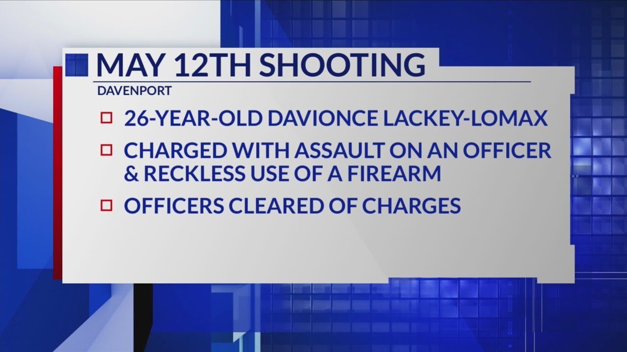 Officers cleared, woman charged in May shooting in Davenport - YouTube
