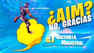 Tener buena puntería NO es lo más importante en Fortnite para ganar y lo demuestro en esta partida