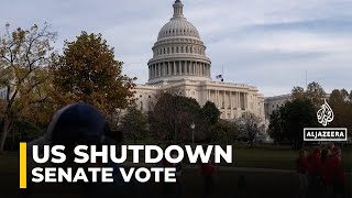 US government shutdown: Senators vote on funding package to end shutdown
