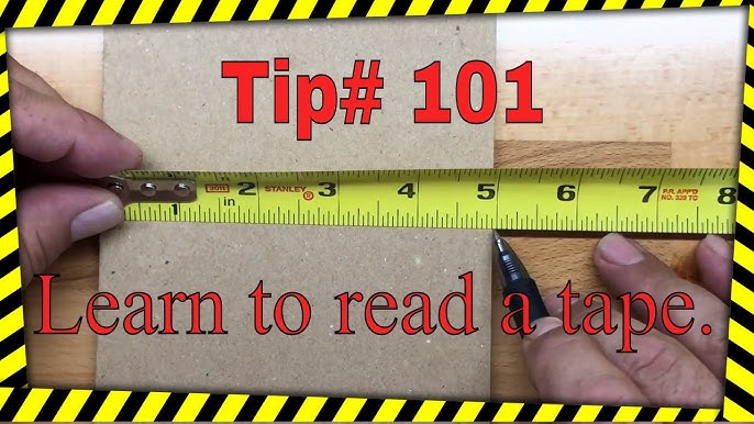 Learn how to Read a Tape Measure - Fraction - Measuring and Marking Lesson  Series - 