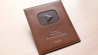 Leather creator award for 50,000 subscribers