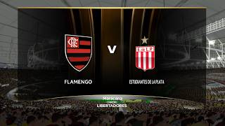 FLAMENGO X ESTUDIANTES DE LA PLATA LIBERTADORES 2026 PATCH CONMEBOL PES 2017