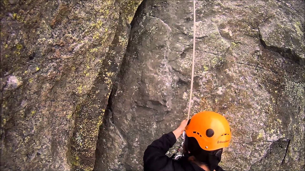 primer tramo rappel cerro la campana - YouTube