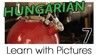 Learn Hungarian Vocabulary with Pictures - Cooking in the Kitchen