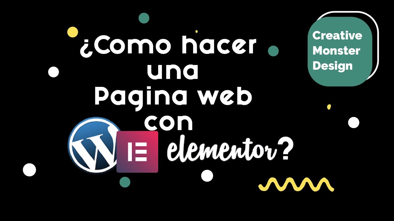 ¿Como Crear tu Sitio Web con Wordpress y Elementor? - YouTube