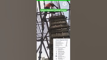 Column Alignment Cheking Process...How to check Column plumb