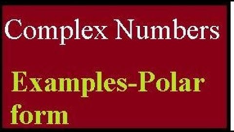 Complex Numbers in Polar Form-To get the Principal Argument