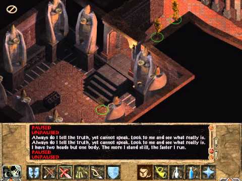 Let's Play Baldur's Gate 2 364 Spellhold Statue Puzzle