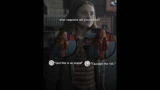 do you accept the risk..😰 || stranger things #shorts