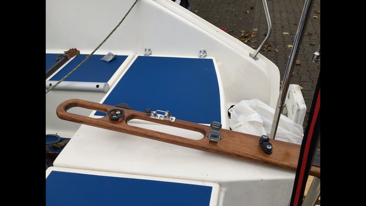 DIY Restautaurierung Boot Ruderpinne Jantar 21