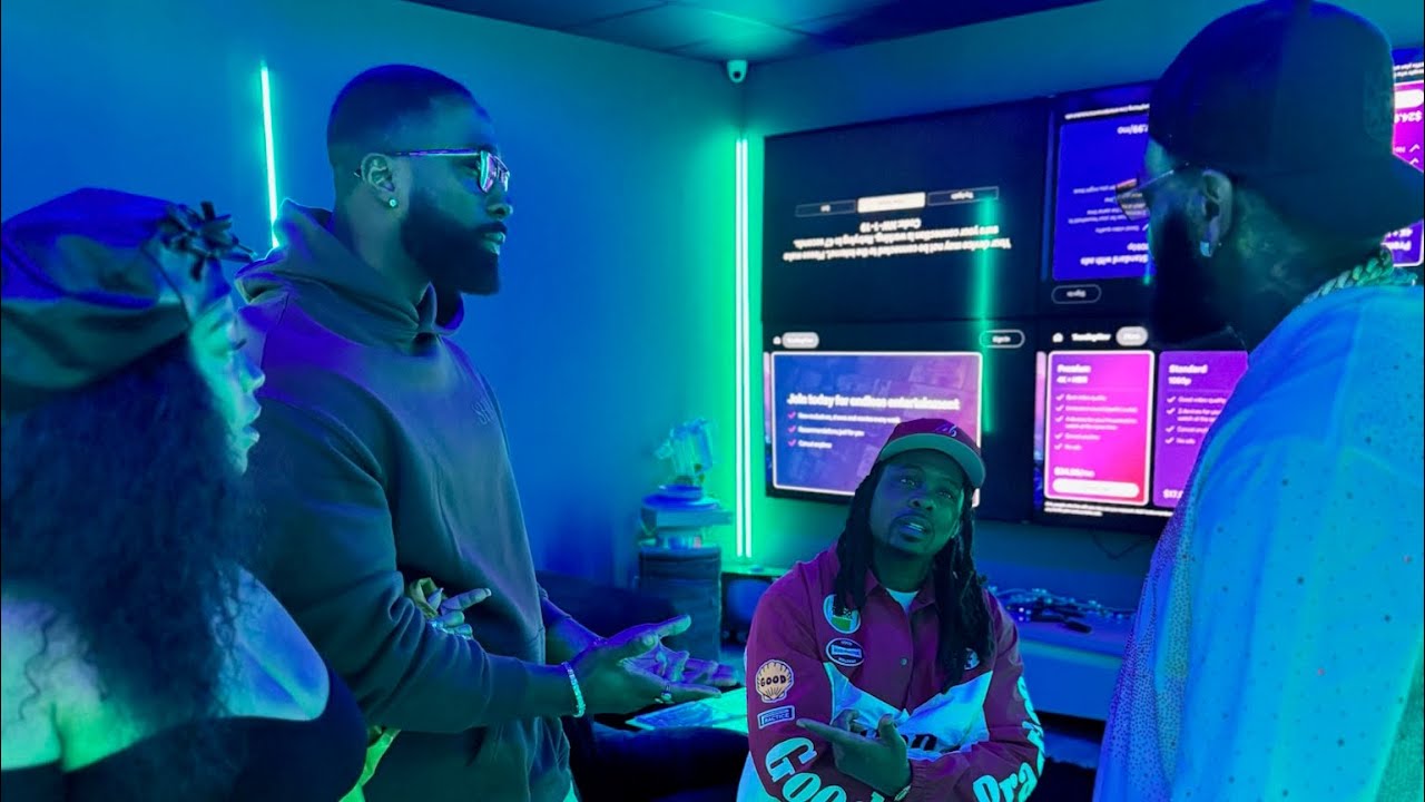 When Bishop confronts D about trying to sign his artist! 