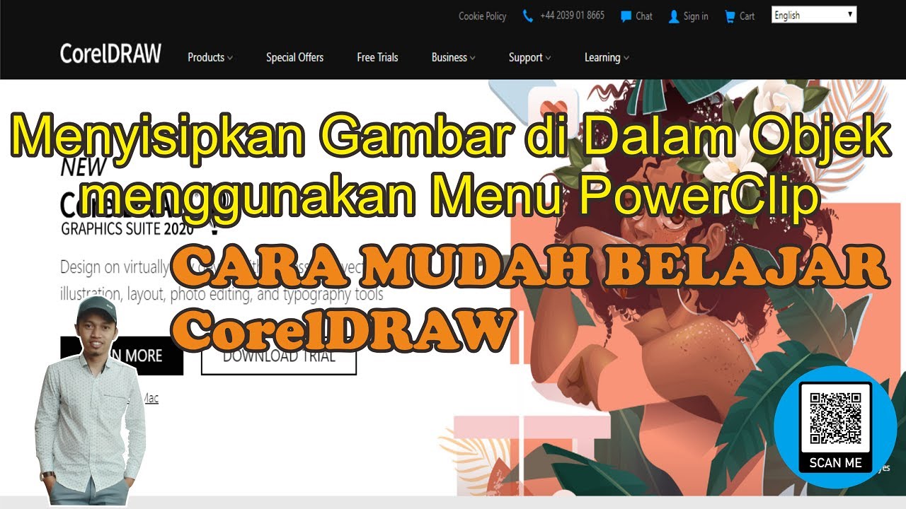 Cara Menyisipkan Gambar  di dalam Objek Menggunakan 