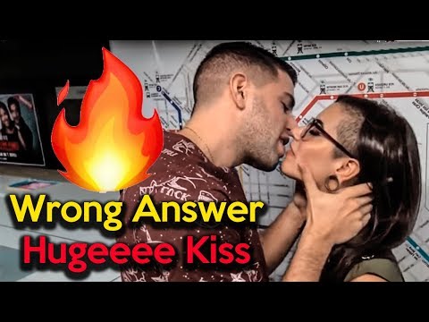 OMG Wrong Answer Gave Me A Hugeeeee Kiss | Kissing Prank | Antonio Mallorca | Do Or Die