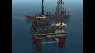 OFFSHORE PLATFROM SIMULATION IN 3D