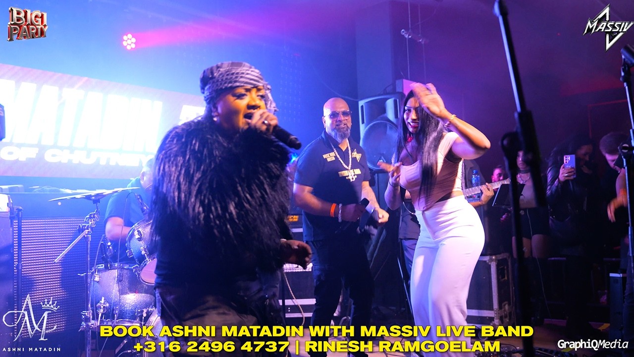 ASHNI MATADIN FT.  MASSIV LIVE BAND - MAINE PAYAL | LIVE AT BIGI PARTY 2025 | 4K
