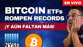 ETFs DE BITCOIN ROMPEN NUEVOS RECORDS Y SE VIENEN MÁS EN CAMINO - COIN Y MSTR SE HUNDEN 17-ENE-2024