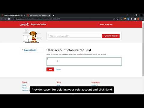 How To Permanently Delete Yelp Account - Delete Yelp Listing