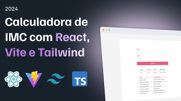 Calculadora de IMC com React, Vite, TailwindCSS e Typescript