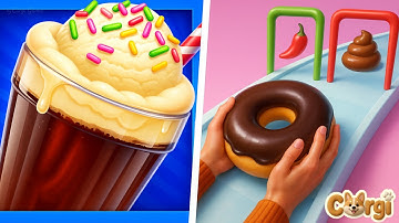 Ice Cream Soda VS Bakery Stack - All Levels Satisfying Walkthrough Gameplay