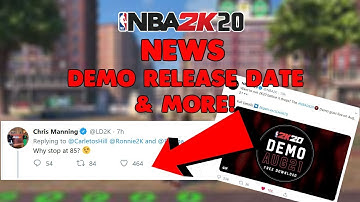 NBA 2K20 PRELUDE/DEMO RELEASE DATE - LD2K CONFIRMS BEING ABLE TO MAKE MUTIPLE BUILDS & MORE!
