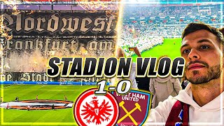 PLATZSTURM😱EINTRACHT FRANKFURT VS. WEST HAM UNITED EURO LEAGUE STADIONVLOG🔥