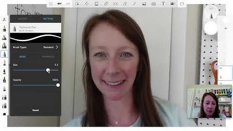 Digital Self portrait doodle using Autodesk Sketchbook