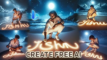 Beautiful Beach Boy Name Images | Bing Ai viral editing | Learn Ai | trending Ai Image Creator