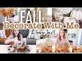Fall Decorate With Me & Home Tour 2021 || Farmhouse Decorating Ideas for the Fall Season