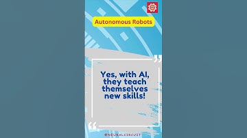 Autonomous Robots: The Future is Here! 🤖⚙️