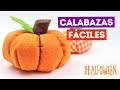 🎃 Cómo hacer calabazas de tela para Halloween – Tutorial fácil